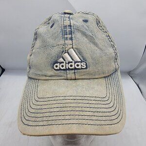 Adidas Distressed Gray Climalite Dad Cap Causal Athletic Outdoors Comfort